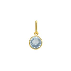 14K Yellow Gold Initial Z Charm Pendant