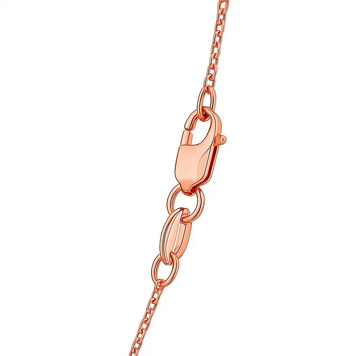 Diamond Cut Cable Link Chain in Rose Gold (0.87 mm) - Image 7