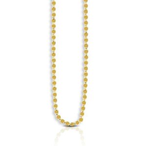 14k Yellow Gold Oval Mirror Chain (2.20 mm)