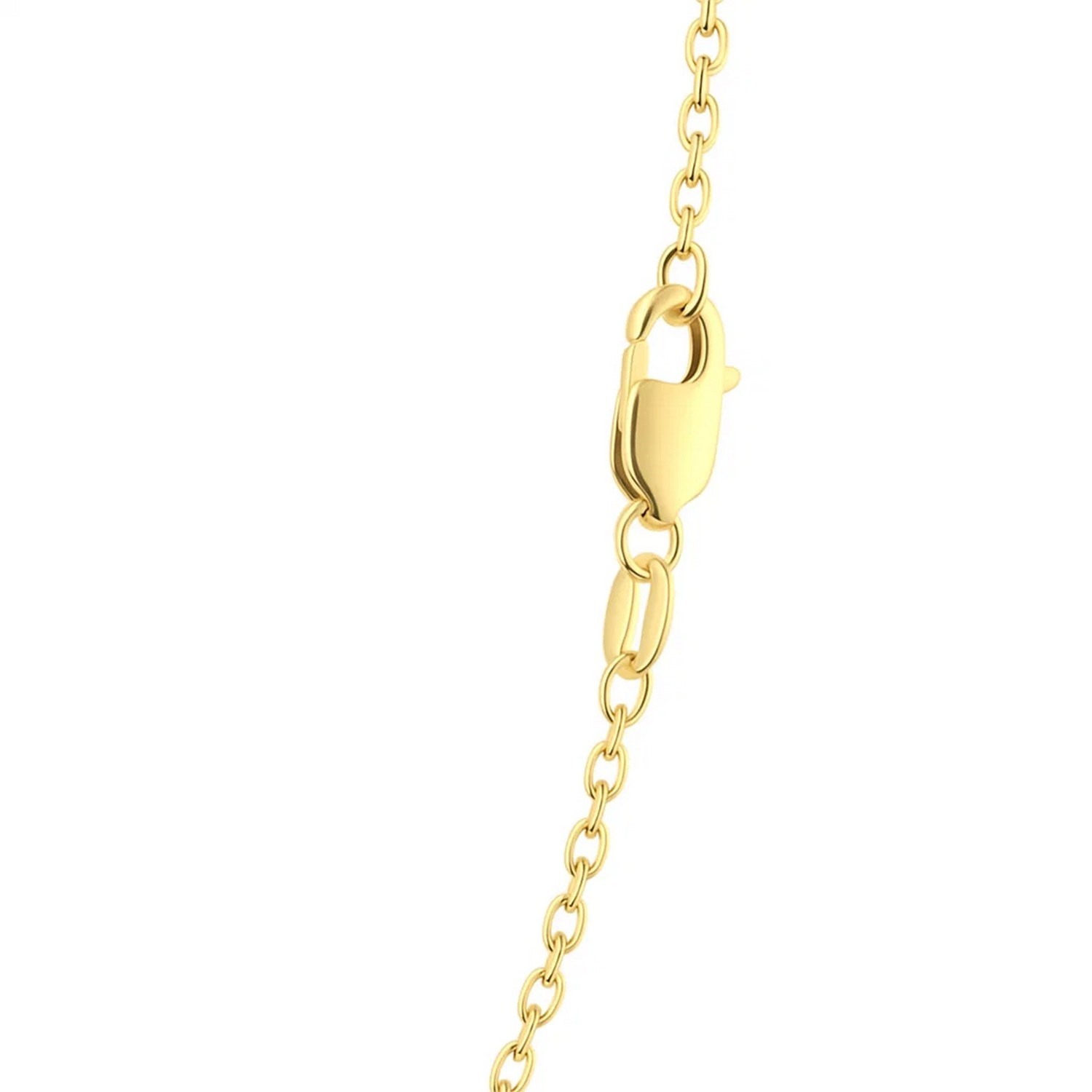 14k Yellow Gold CZ By the Yard Long Links - Image 5