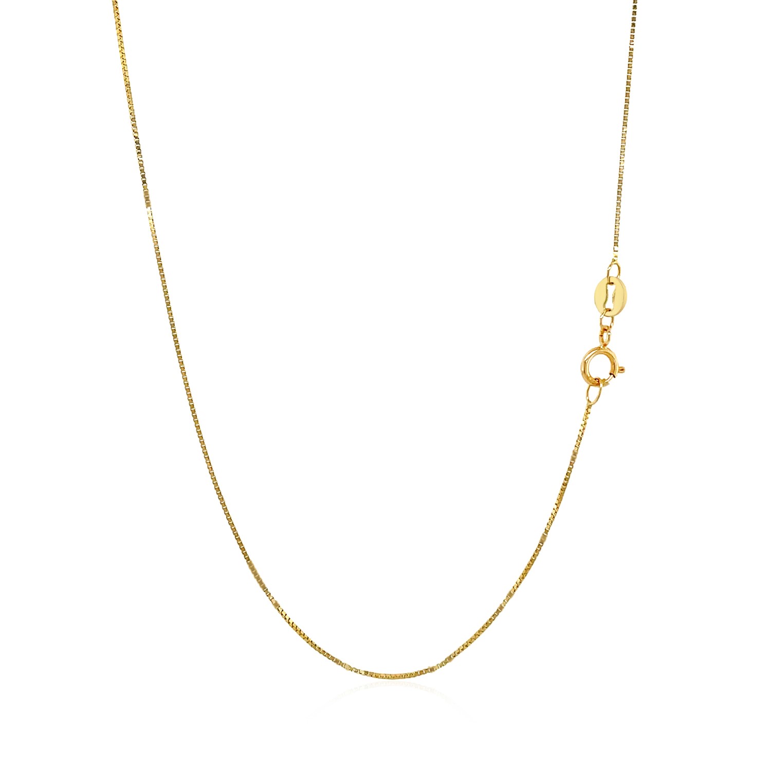 14k Yellow Gold Floating Heart Drop Pendant - Image 3