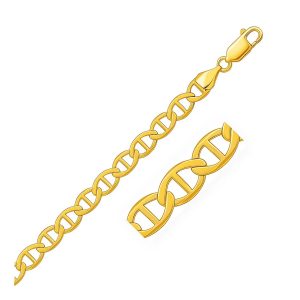 14k Yellow Gold Mariner Link Chain (6.30 mm)