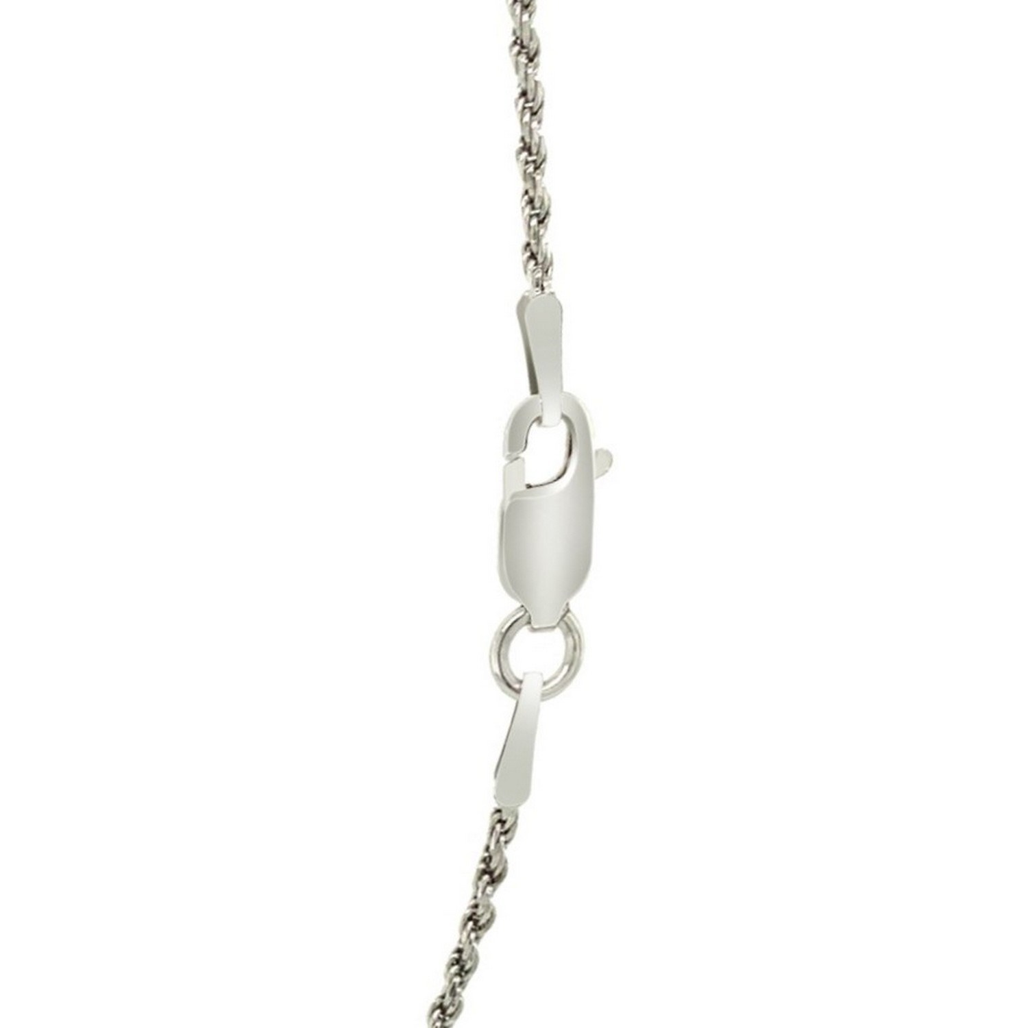 Sterling Silver Diamond Cut Rope Style Chain (1.40 mm) - Image 4