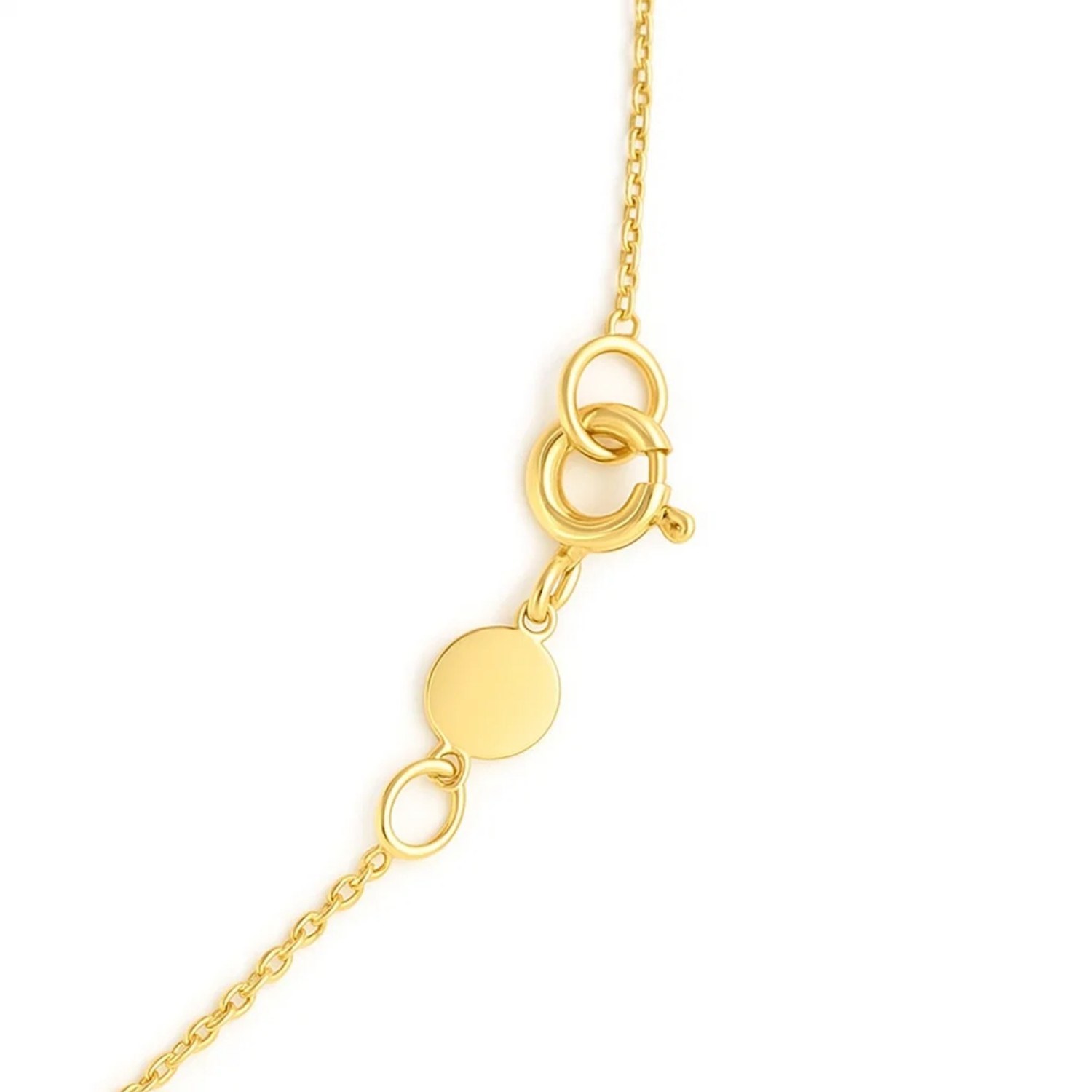 14K Yellow Gold Virgo Necklace - Image 3