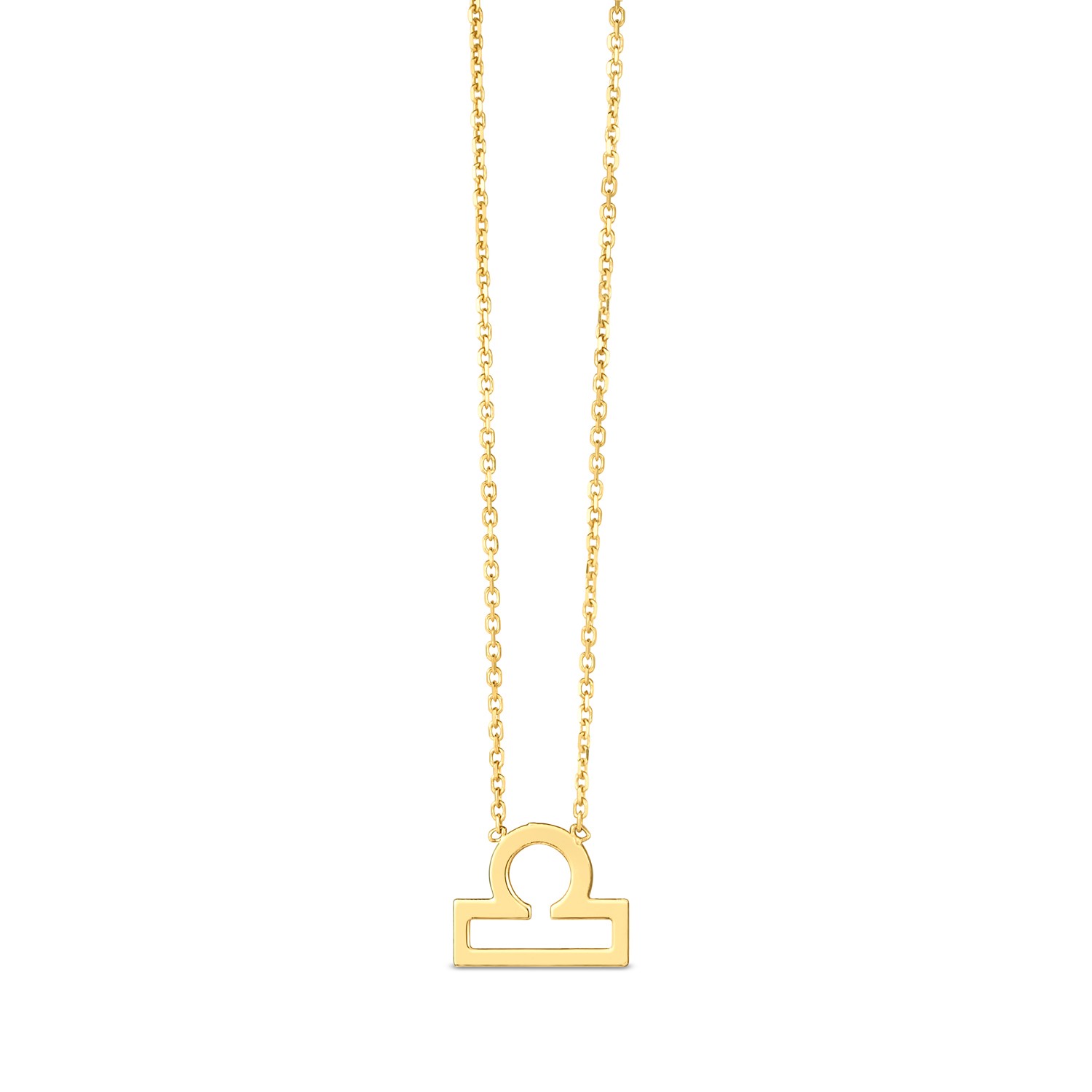 14K Yellow Gold Libra Necklace