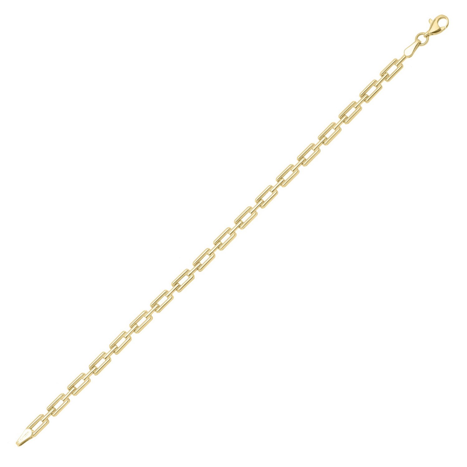 10K Yellow Gold Deco Link Bracelet