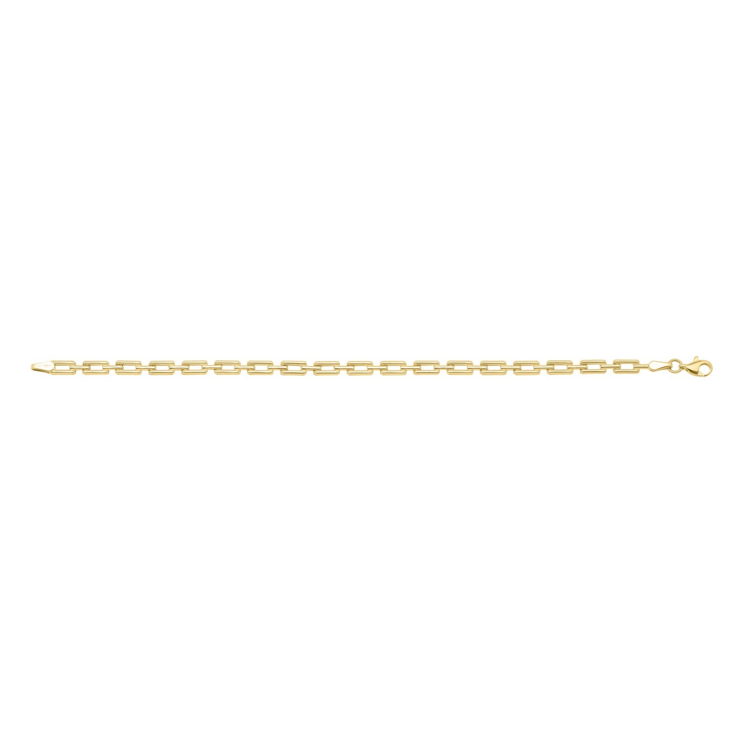 10K Yellow Gold Deco Link Bracelet - Image 2