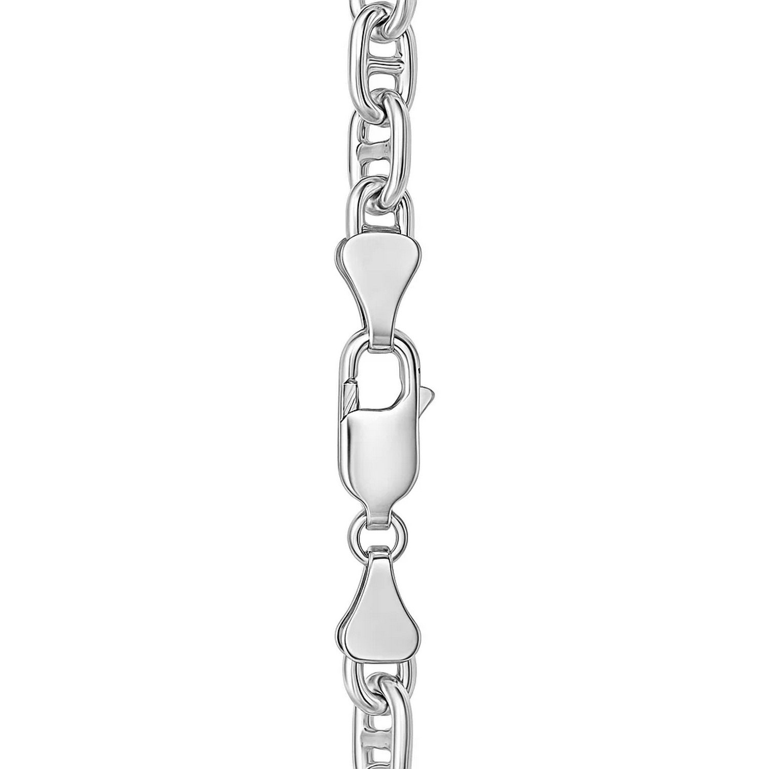 Sterling Silver Anchor Chain Necklace (4.30 mm) - Image 4