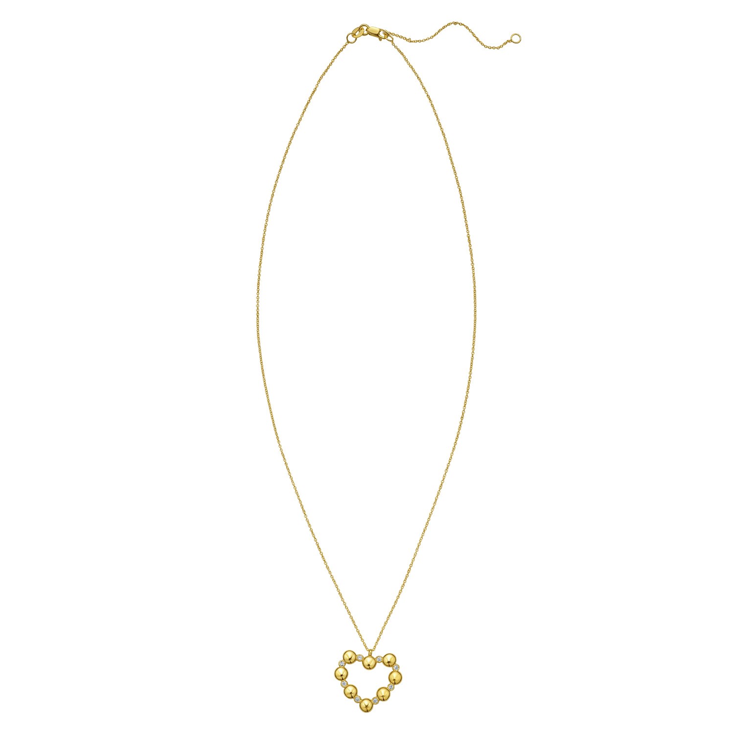 14K Yellow Gold Diamond Cut Cable Chain Necklace - Image 2